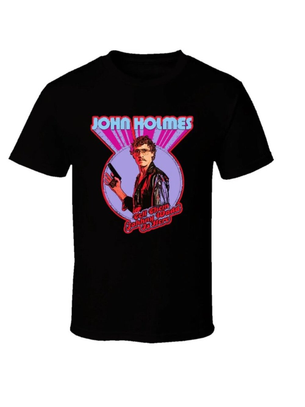 John Holmes Johnny Wadd Vintage Graphic T-Shirt Classic Tee